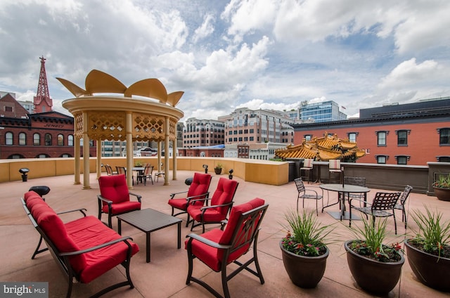 view of patio