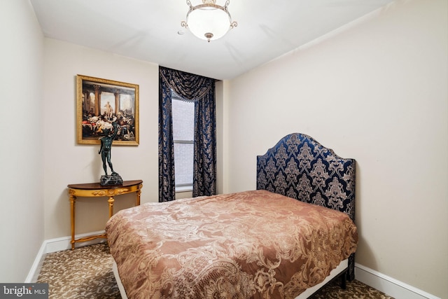 bedroom featuring carpet floors