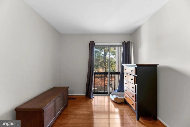 interior space featuring light hardwood / wood-style floors