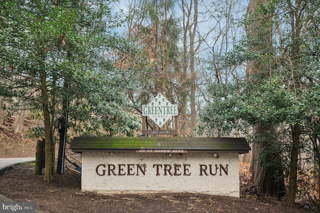 view of community / neighborhood sign