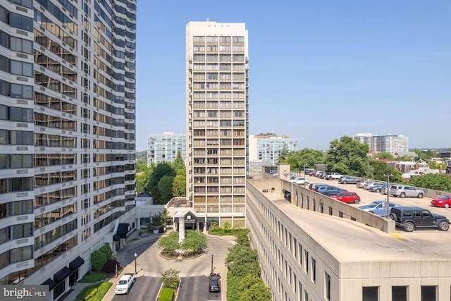 view of property with a view of city