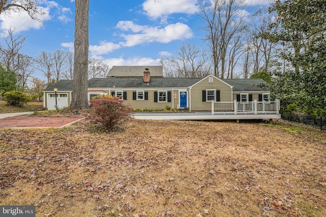 view of front of home