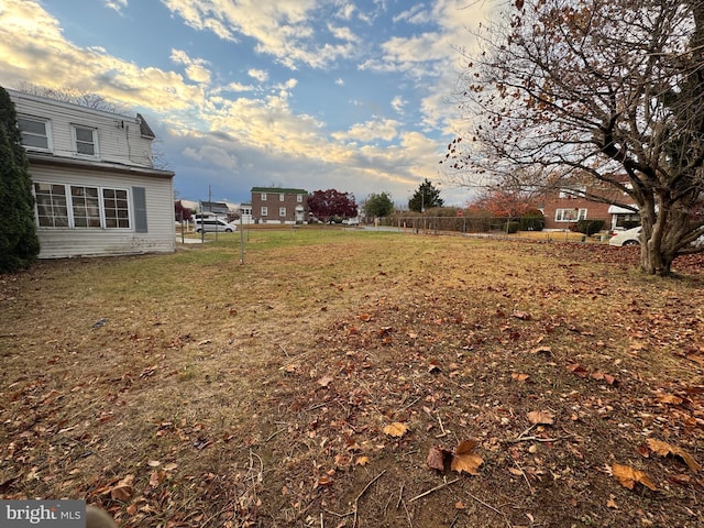 view of yard