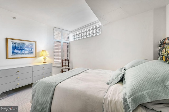 bedroom featuring carpet flooring