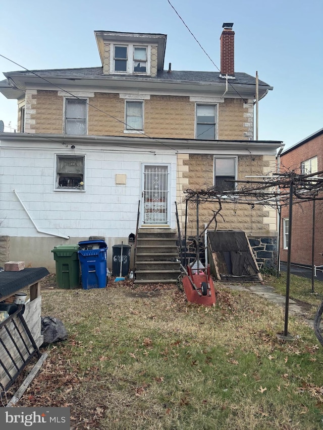 view of rear view of house