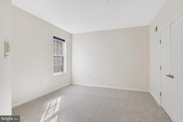 interior space with light colored carpet