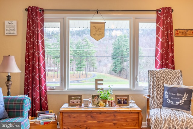 view of living area