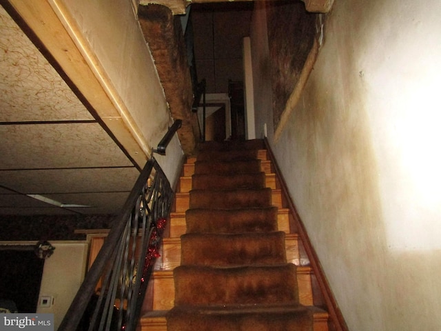 view of stairs