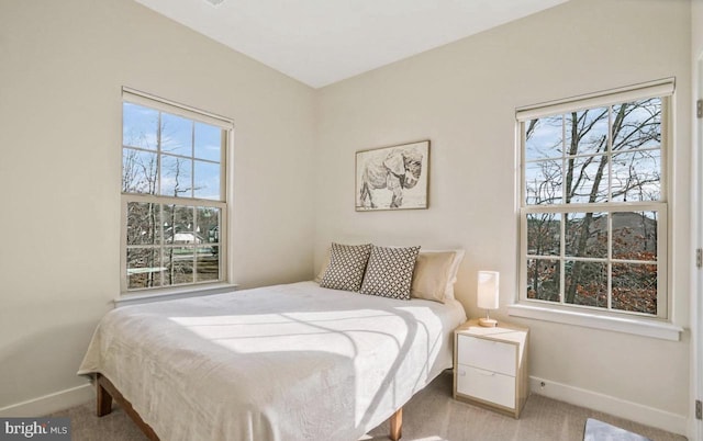 bedroom featuring carpet floors