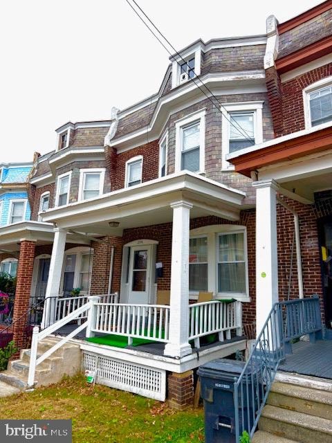 multi unit property with covered porch