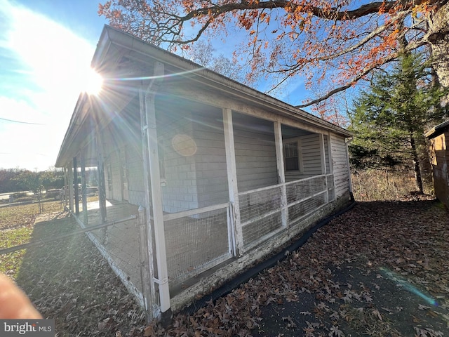 view of property exterior