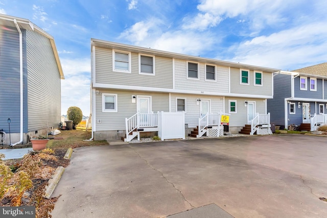 view of rear view of property