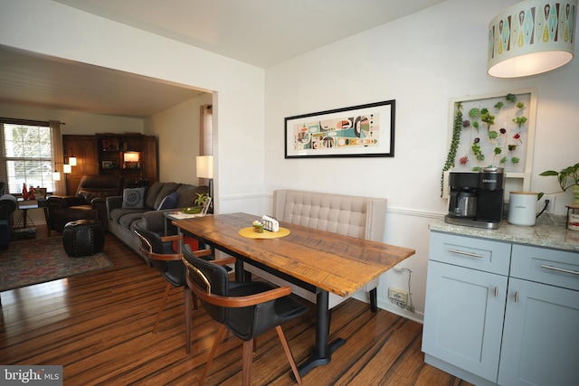 37978 George F Dr, Mechanicsville, MD 20659 - dining room featuring dark wood-style flooring