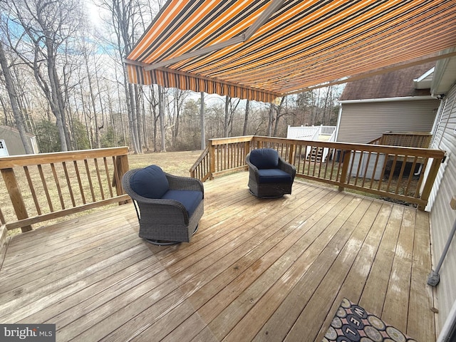 37978 George F Dr, Mechanicsville, MD 20659 - view of wooden deck