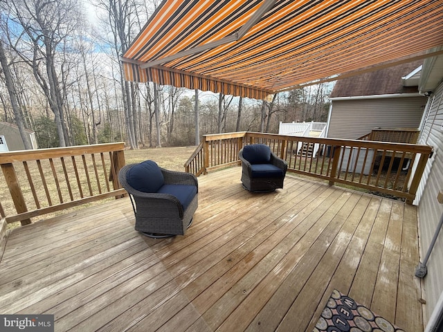 37978 George F Dr, Mechanicsville, MD 20659 - view of wooden terrace