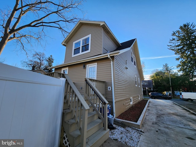 view of rear view of house