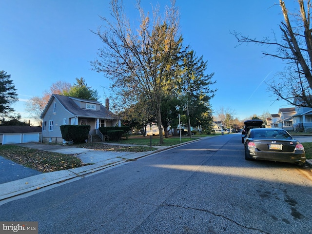 view of road