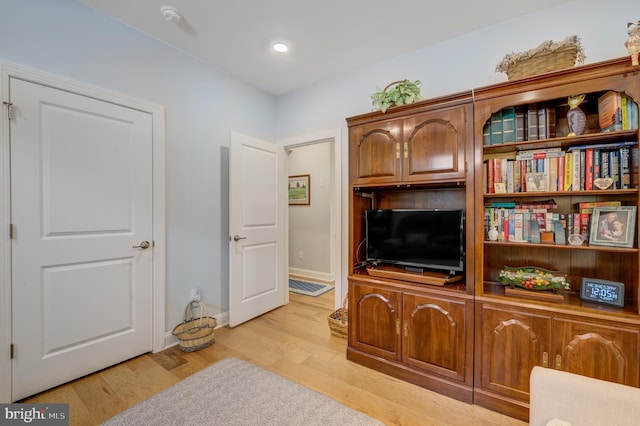 interior space featuring light hardwood / wood-style flooring