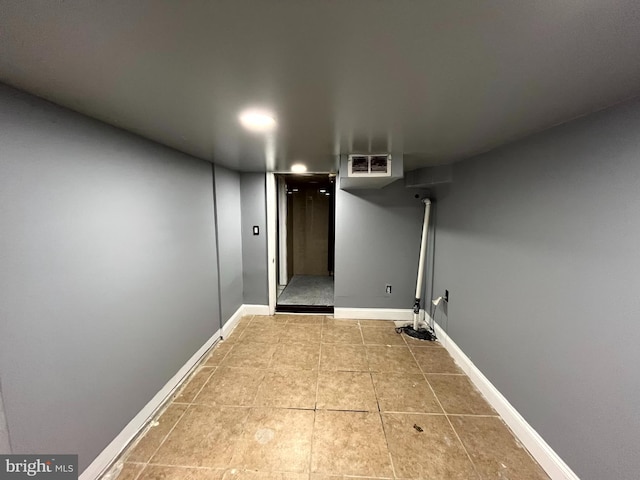 120 S Haven St, Baltimore, MD 21224 - hall with tile patterned floors and baseboards