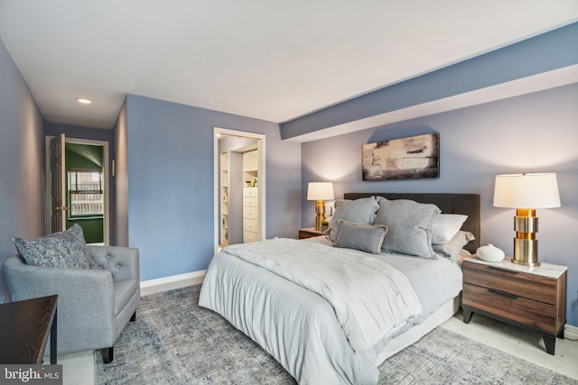 bedroom featuring carpet floors