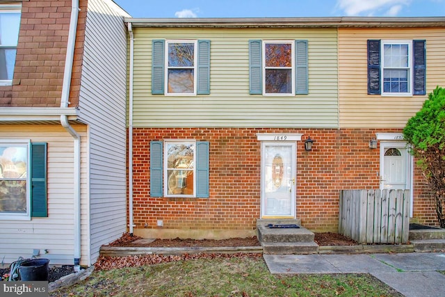 view of townhome / multi-family property