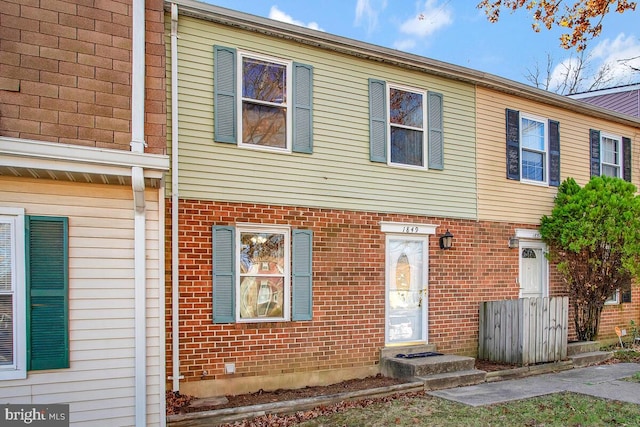 view of townhome / multi-family property