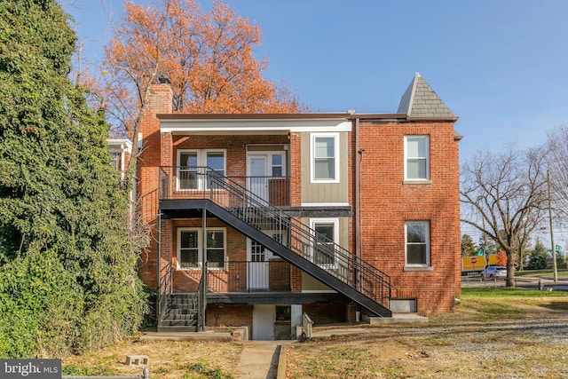 view of back of property