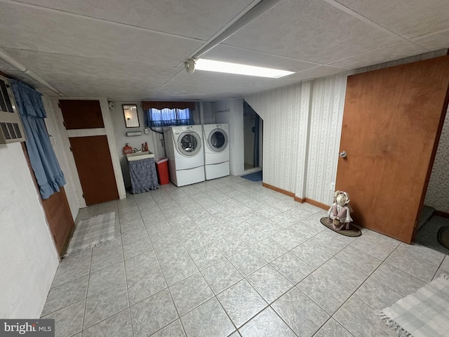 laundry area with washer and dryer