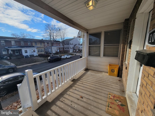 balcony with a porch