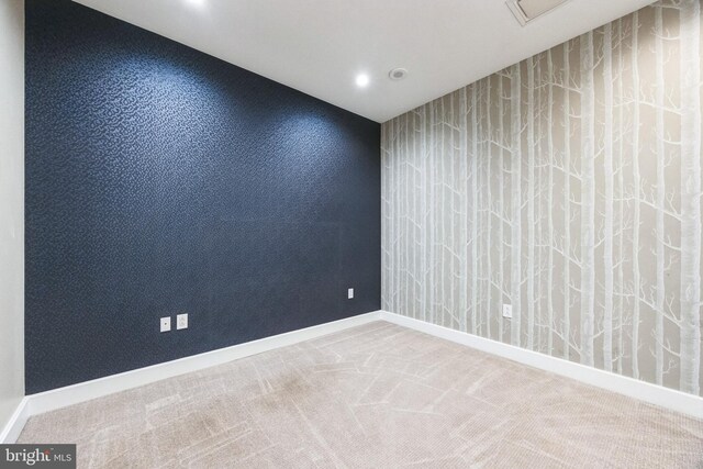 50 S 16th St Unit 5102, Philadelphia, PA 19102 - unfurnished room featuring carpet floors, recessed lighting, and baseboards