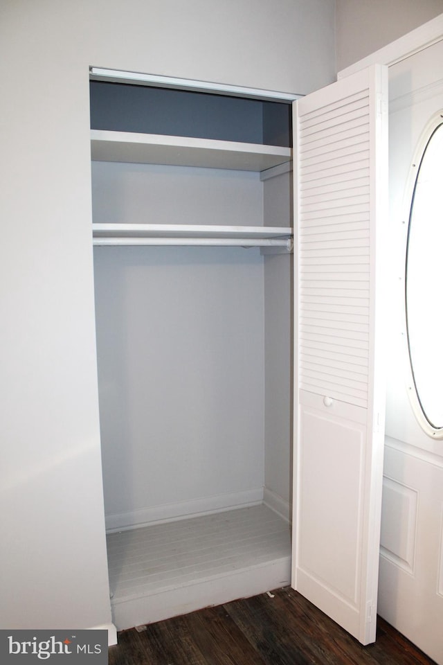 view of closet