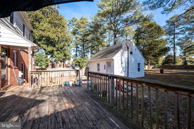 view of deck