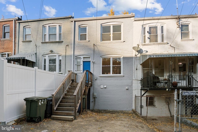 view of rear view of property