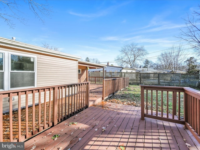 view of deck