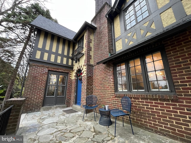 view of patio / terrace with french doors