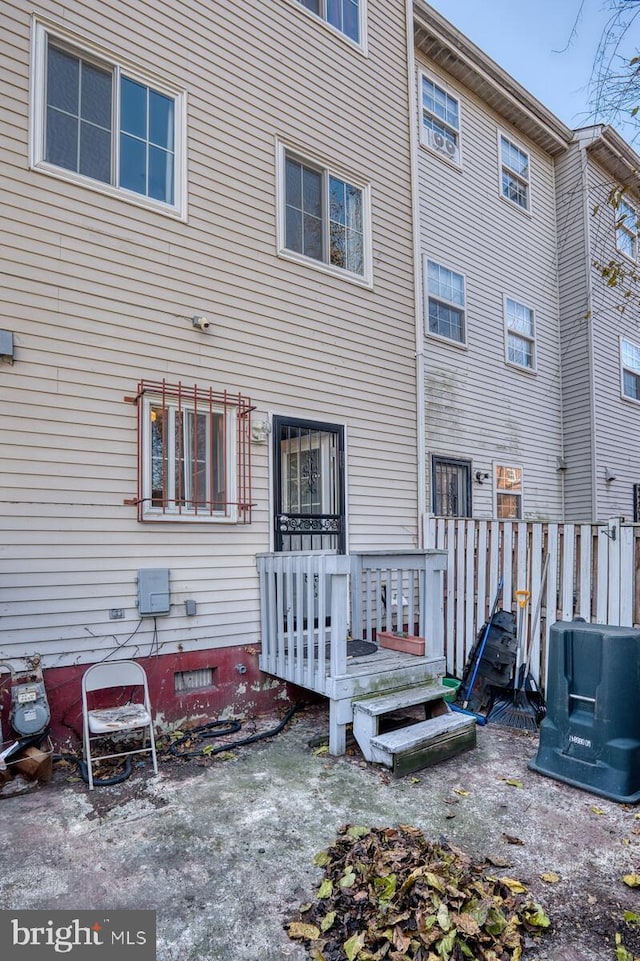 view of rear view of property