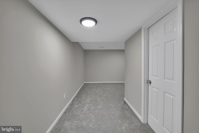 interior space with light carpet