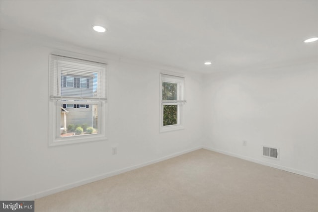 empty room with carpet floors