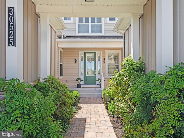 view of entrance to property