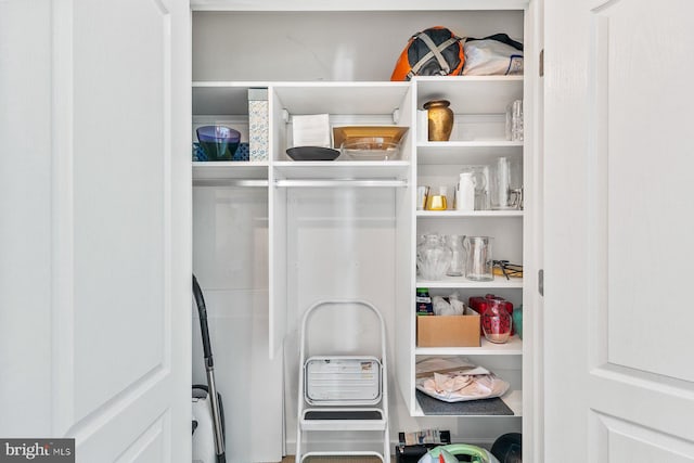 view of pantry