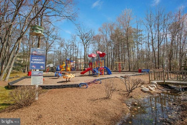 view of jungle gym