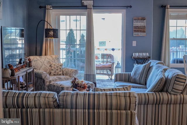 view of living room