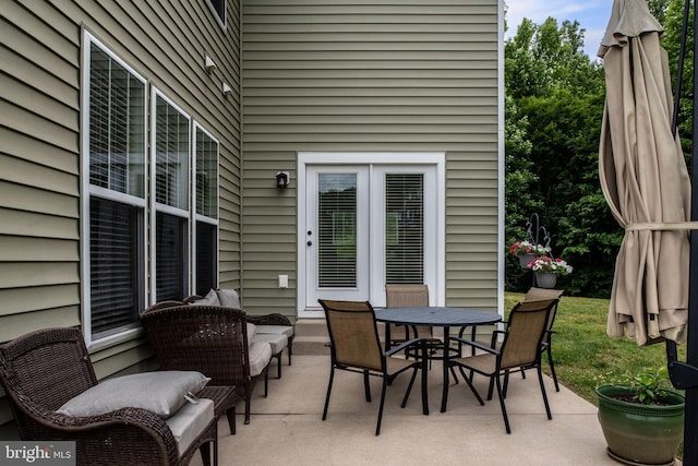 view of patio