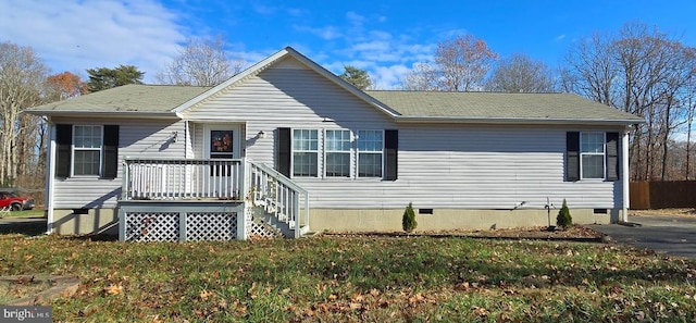 view of front of property