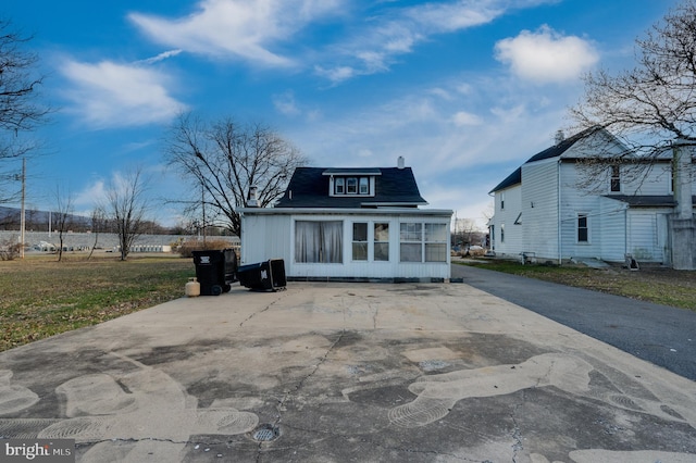 view of rear view of house