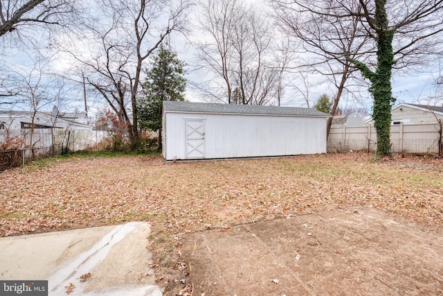 view of outbuilding