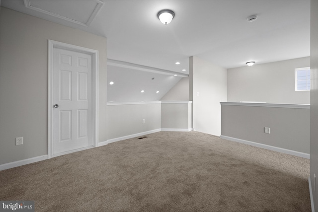 empty room featuring carpet