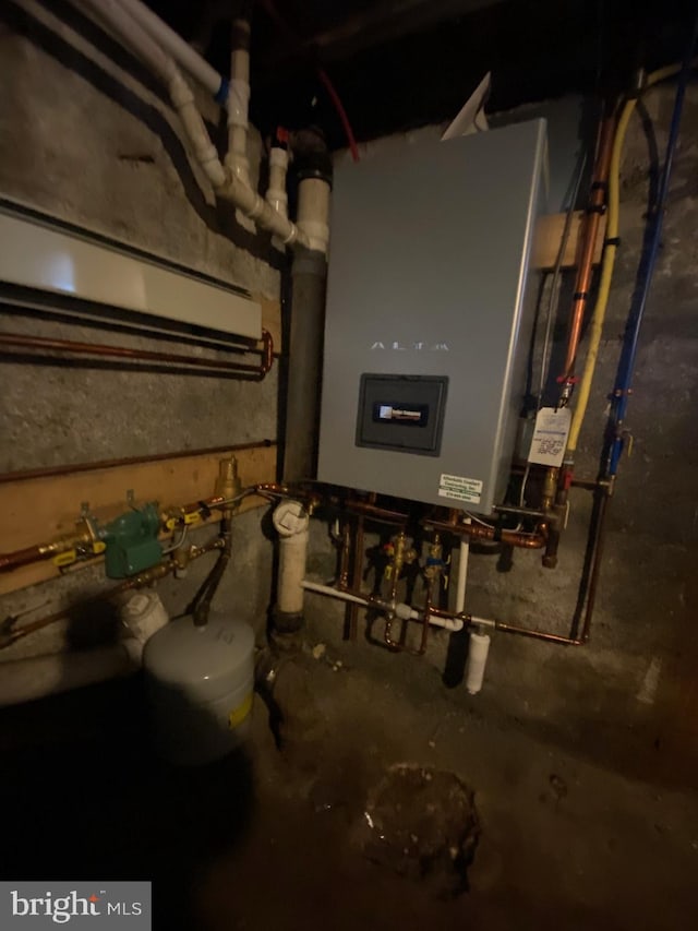 utilities with tankless water heater