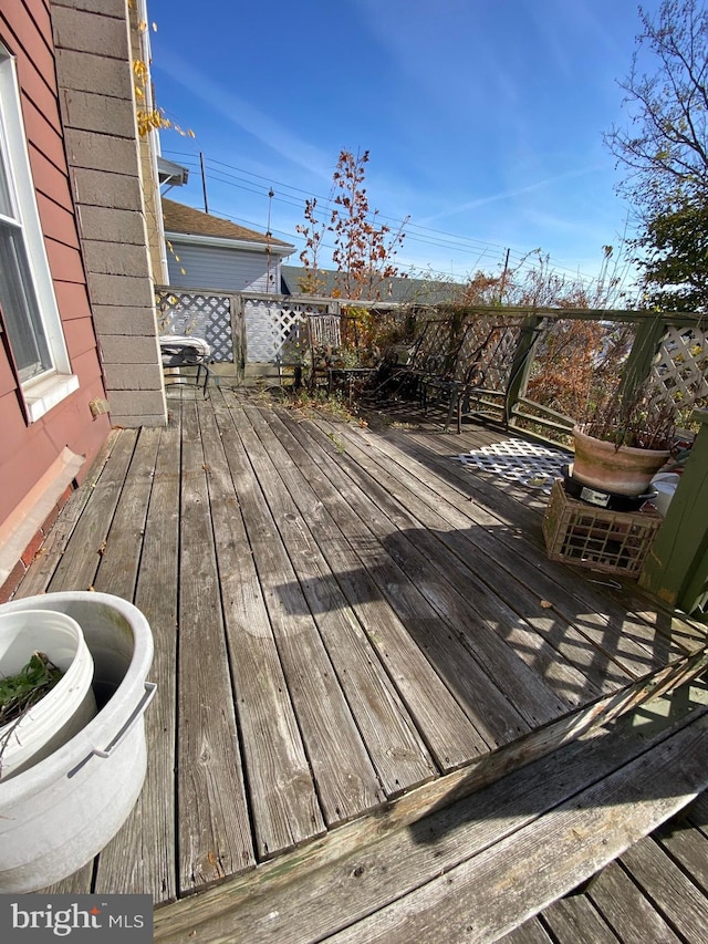 view of deck