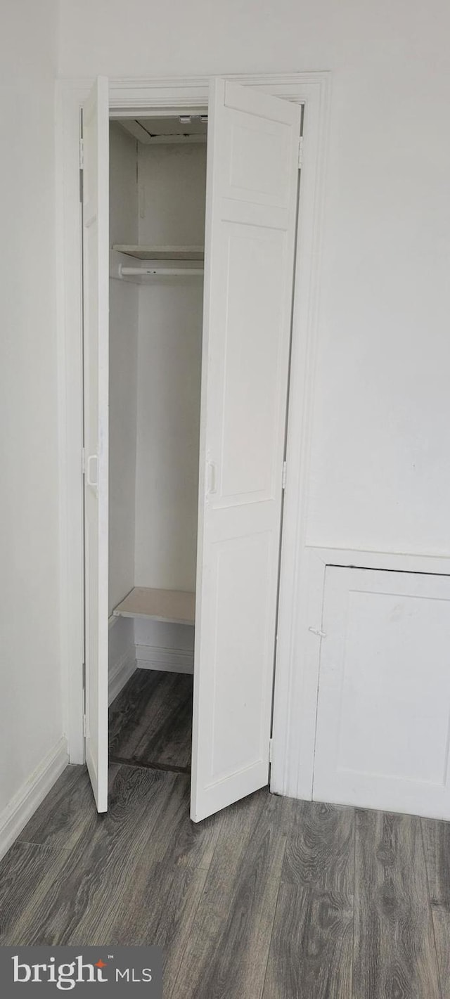 view of closet